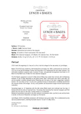 2020 Lynch Bages Technical data sheet